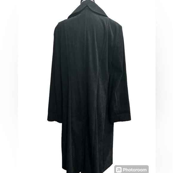 Vintage Black Trench, Large - Picture 2 of 7